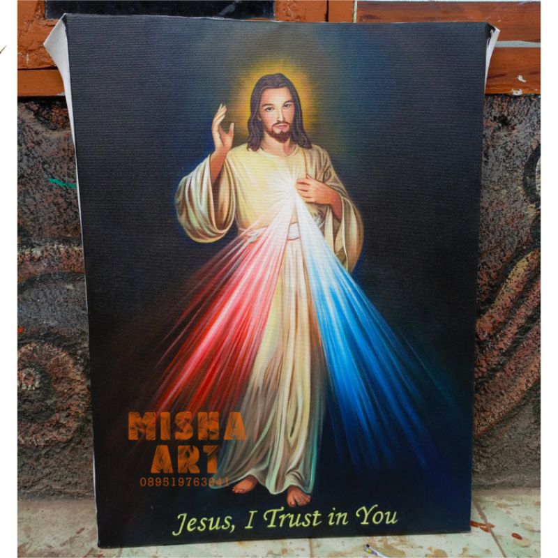 Jual Lukisan Yesus Lukisan Wajah Shopee Indonesia