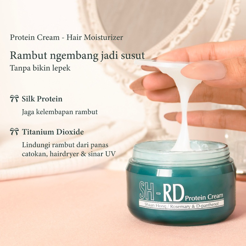 Jual (R3JECT KEMASAN‼️) SHRD Protein Cream | Vitamin Rambut & Heat ...