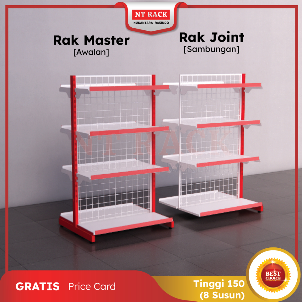 Jual VIA CARGO Rak Toko Double Master 150 CM 8 Susun (35-30) | Shopee ...