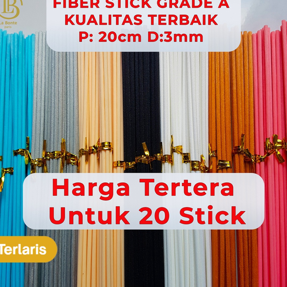 Jual Grosiran Grade A Reed Diffuser Stick Stik Fiber Difuser 2cm x 3mm ...