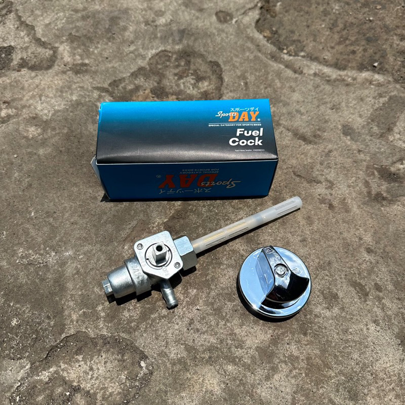 Jual KRAN BENSIN TIGER REVO MODEL BIASA STANDART UNTUK TANGKI CB GL MP