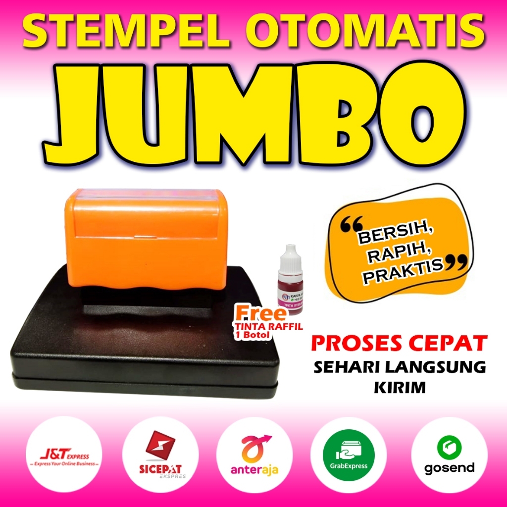 Jual Stempel Jumbo, Stempel Custom, Stempel Nama, Kardus Box | Shopee ...