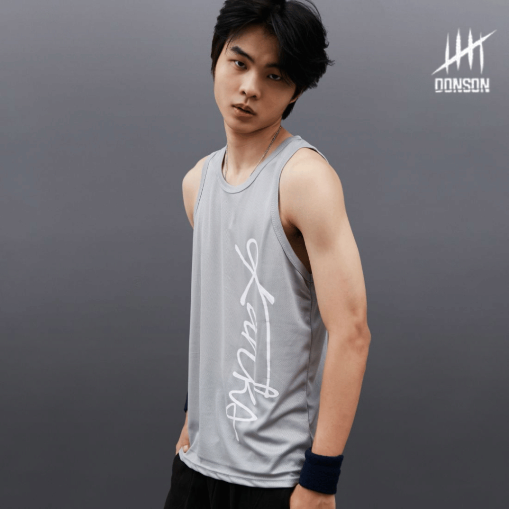 Jual DONSON Sportswear Sleeveless Tanktop/Singlet Kunka Grey | Shopee ...