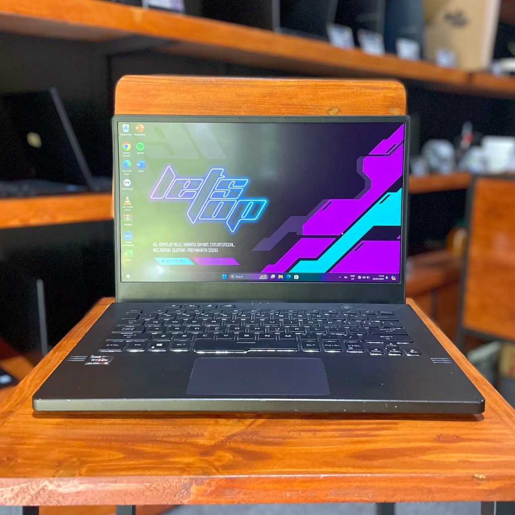Jual Laptop Gaming Rendering Asus ROG Zephyrus G14 GA401QM AniMe Matrix ...