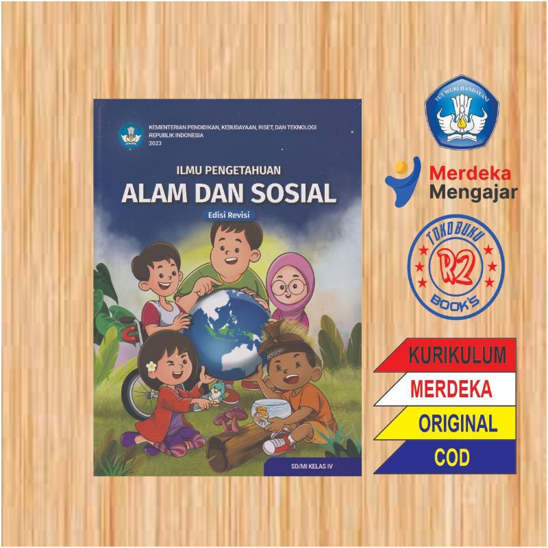 Jual Buku Ilmu Pengetahuan Alam dan Sosial Kelas 4 SD/MI kurikulum ...