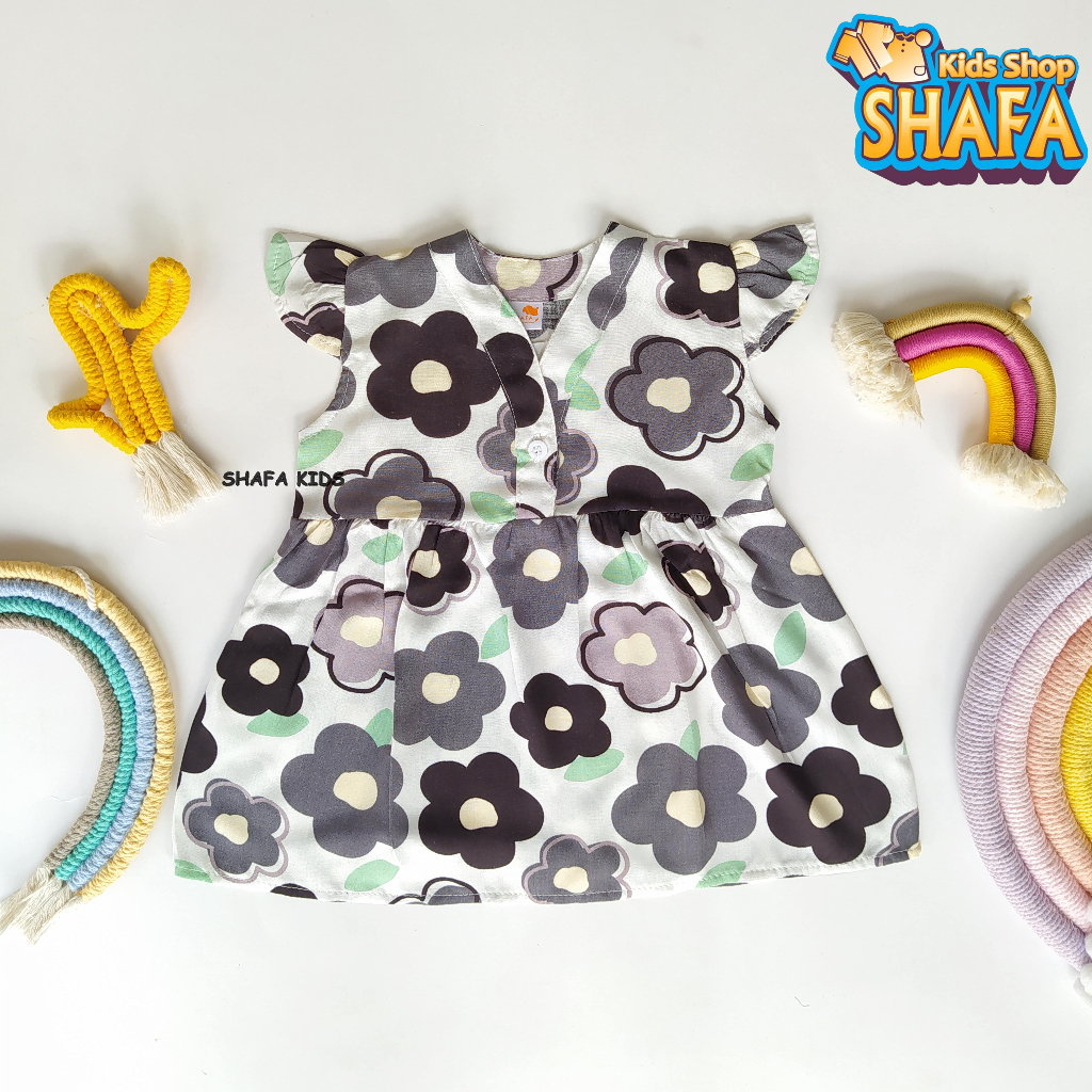 Jual SHAFA KIDS SHOP/ DRESS BAYI PEREMPUAN NEWBORN USIA 0 18 BULAN BAJU ...