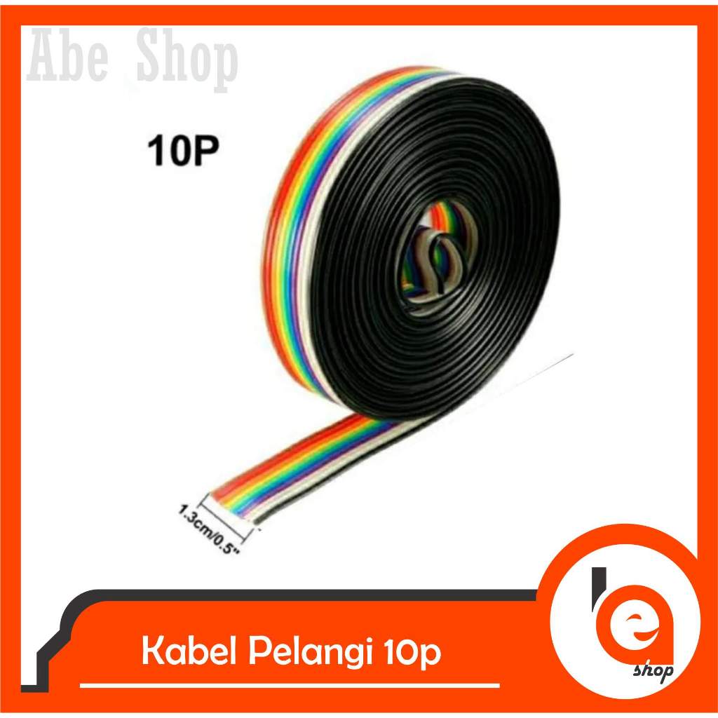 Jual Kabel Pita Pelangi Pin P Kabel Sambungan Wire Kualitas Bagus Per Meter Shopee Indonesia