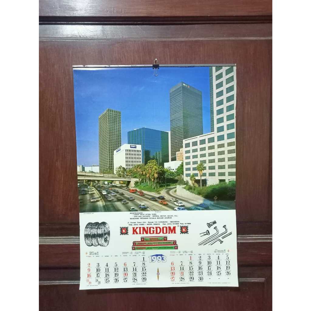 Jual Koleksi Jadul Kalender Tahun 1993 Kingdom Surabaya | Shopee Indonesia