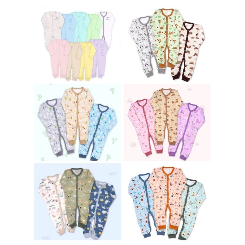 Jual MIABELLE Sleepsuit Open Foot - Baju Tidur Bayi Buka Kaki SNI Polos ...
