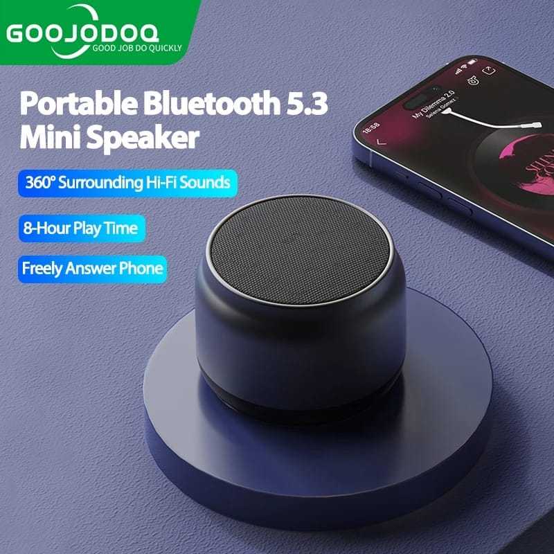 Jual GOOJODOQ AB4076 Portable Speaker Stereo Mini HiFi Wireless Speaker ...