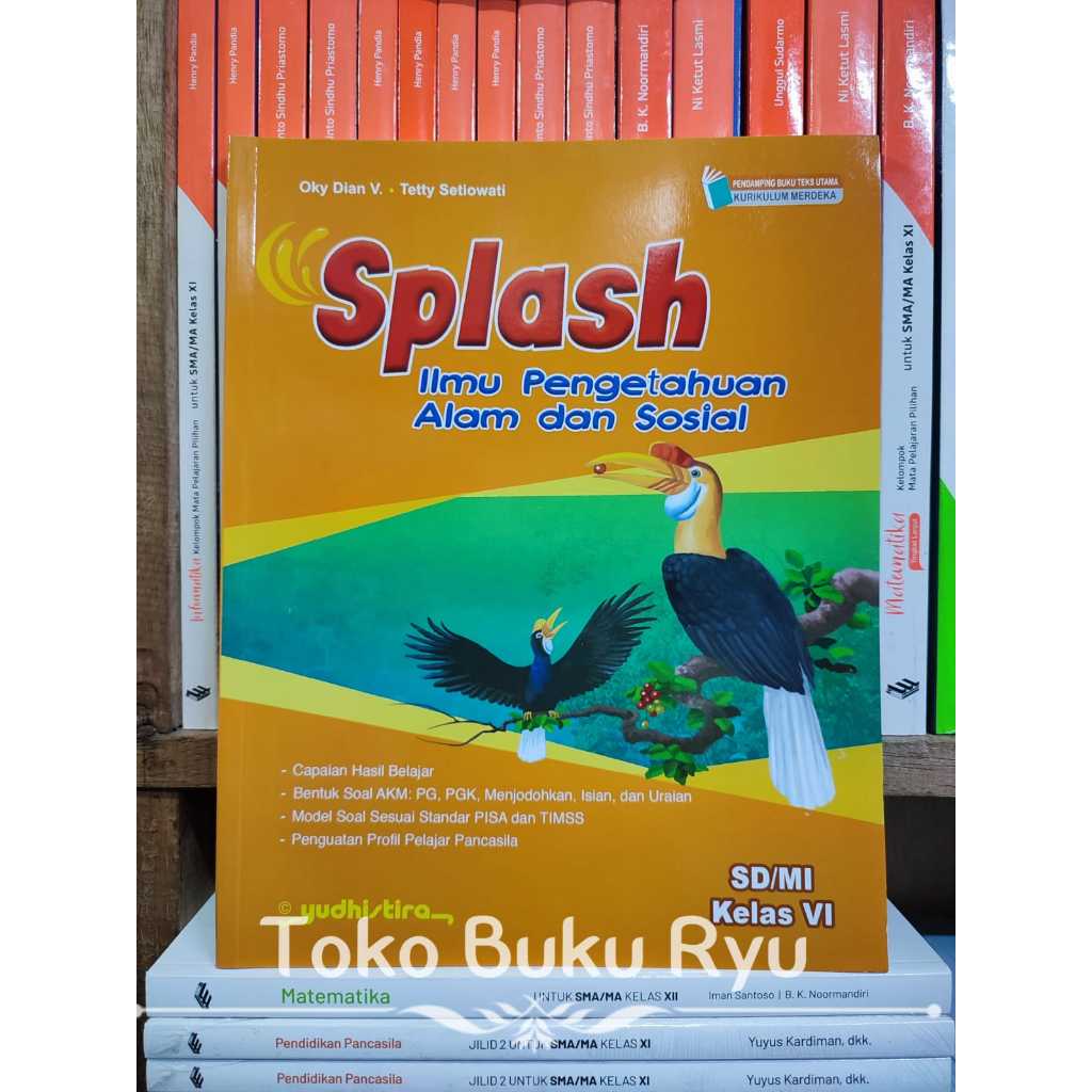 Jual Splash Ipas Kelas 6 SD Kurikulum Merdeka Yudhistira | Shopee Indonesia