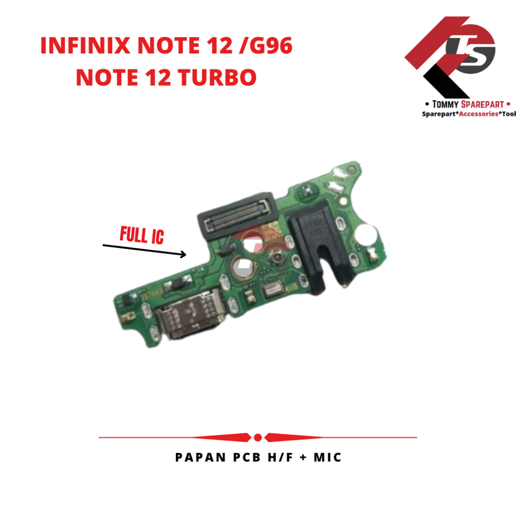 Jual PAPAN PCB CHARGER INFINIX NOTE 12 G96 / NOTE 12 TURBO + MIC ...
