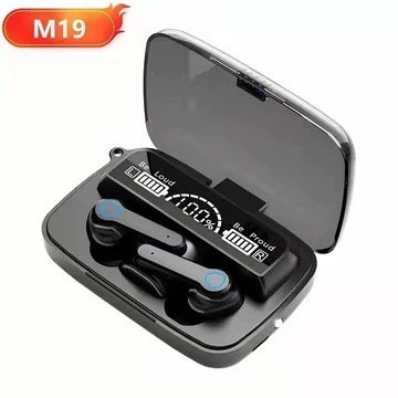 TWS Headset Bluetooth M19 LED Display Hifi Sound Stereo Wireless Eaphone Earbud V5.3