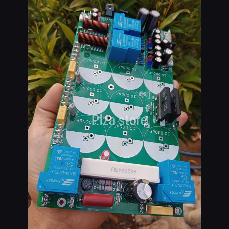 Jual Pcb PSU isi 8 elco class AB lengkap softstar+Protector speaker+Teg ...