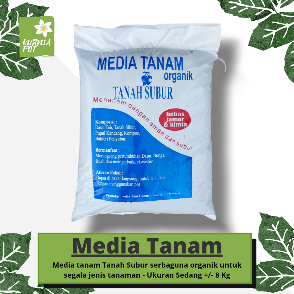 Media Tanam Tanah Subur Organik Sedang Nutrisi Tanaman Bunga Hias Buah