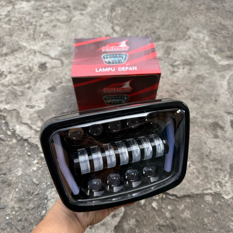 Jual LAMPU DAYMAKER RX KING OVAL LED 10 TITIK SET BATOK PRODUK AGRAS ...