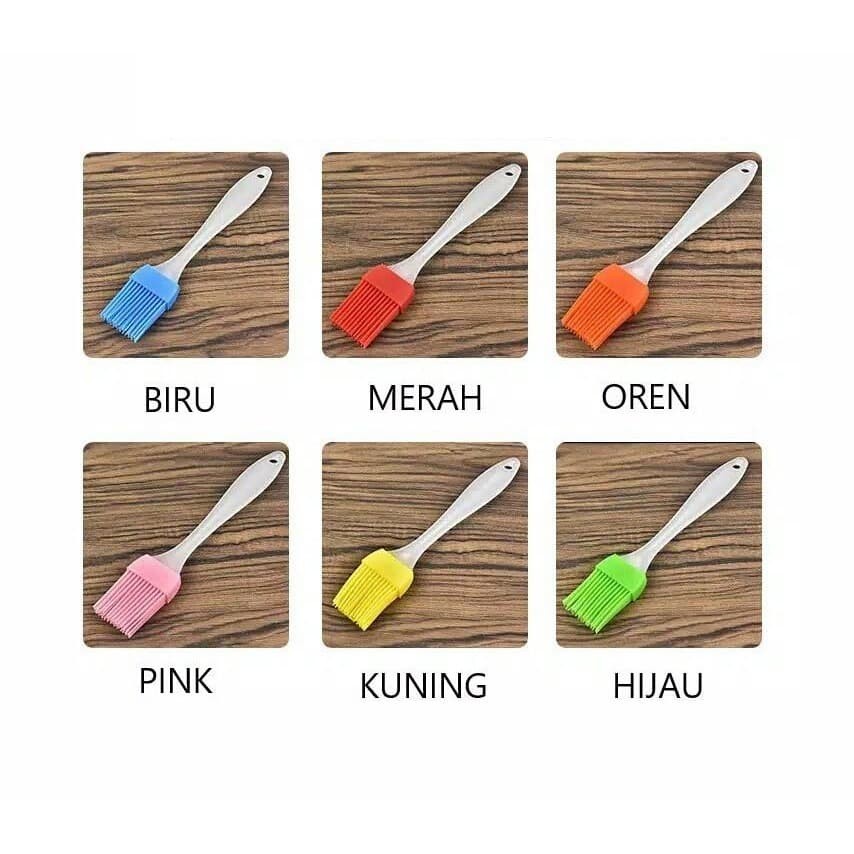 Jual Kuas Silicone Roti Kue Food Brush Silikon Cake Barbeque Mentega ...