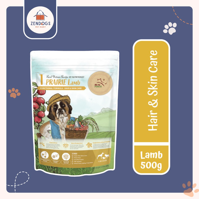 Jual REAL NATURE DOG FOOD 500gr Lamb Salmon Chicken Duck Turtle