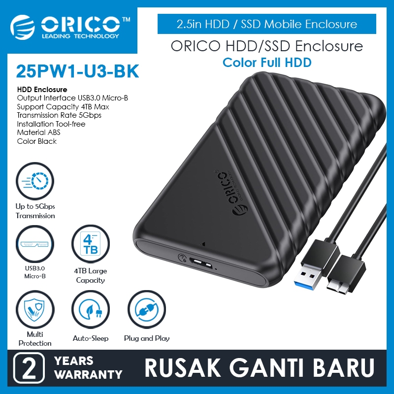 ORICO inch Micro-B Hard Drive Enclosure 25PW1-U3