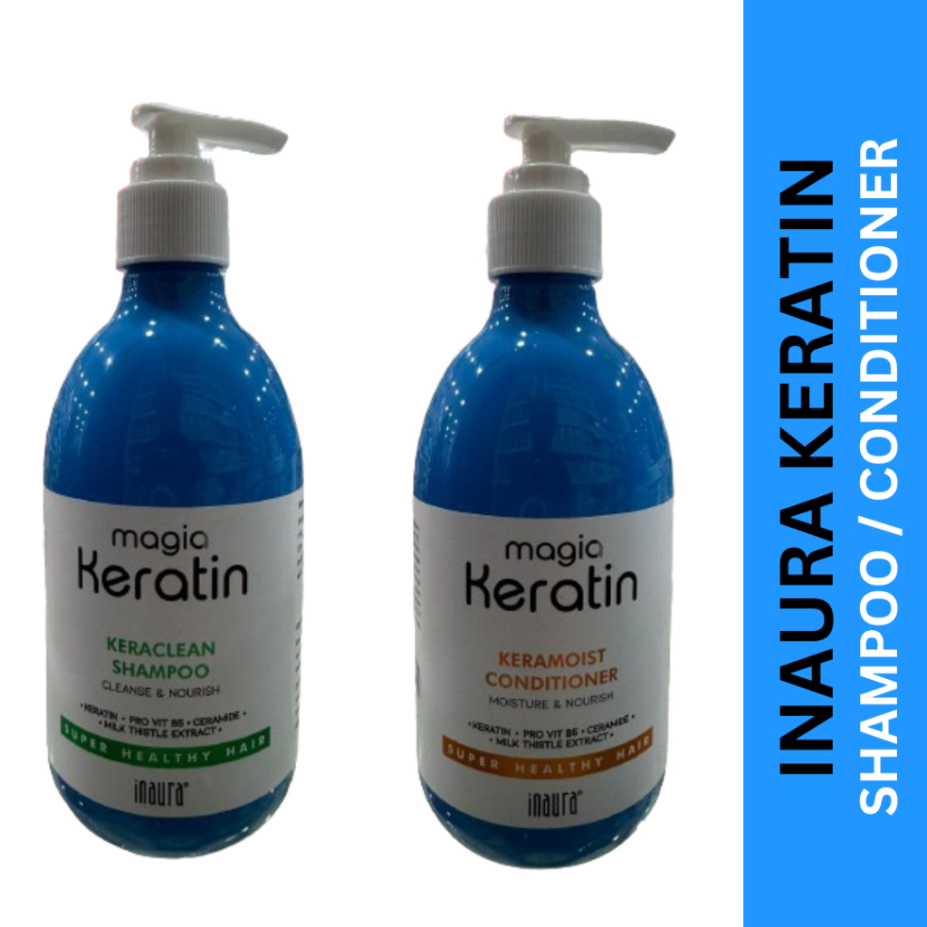 Jual INAURA MAGIA KERATIN Shampoo 200ml/ Conditioner (Kondisioner ...