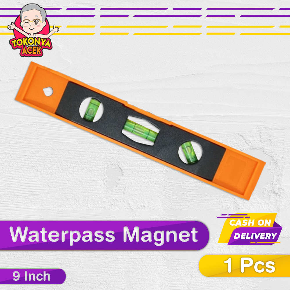 Jual Waterpass Magnet Mini / Waterpas Magnet 9” | Shopee Indonesia