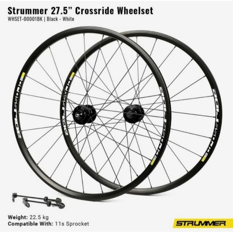 Jual Wheelset sepeda 27.5 strummer cross ride original | Shopee Indonesia