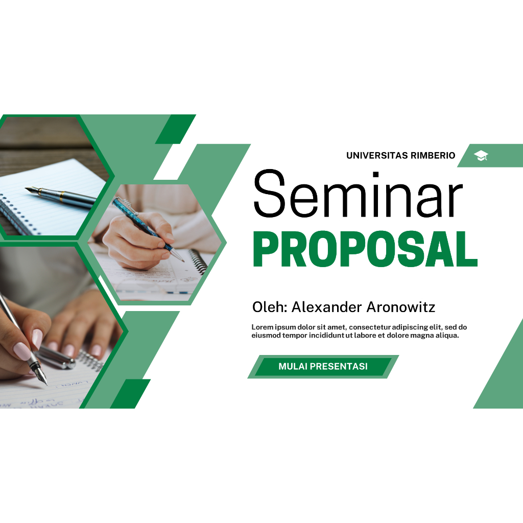 Jual Sempro Hijau Muda Profesional Powerpoint - Template Proposal ...
