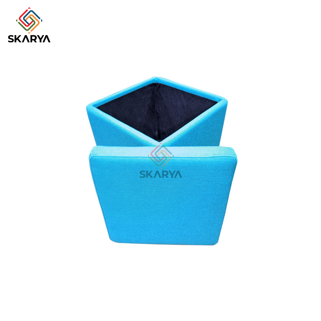 Jual Kursi Sofa Bulat Pouf Puff Storage Bench Series Ottoman Cube (Baru ...