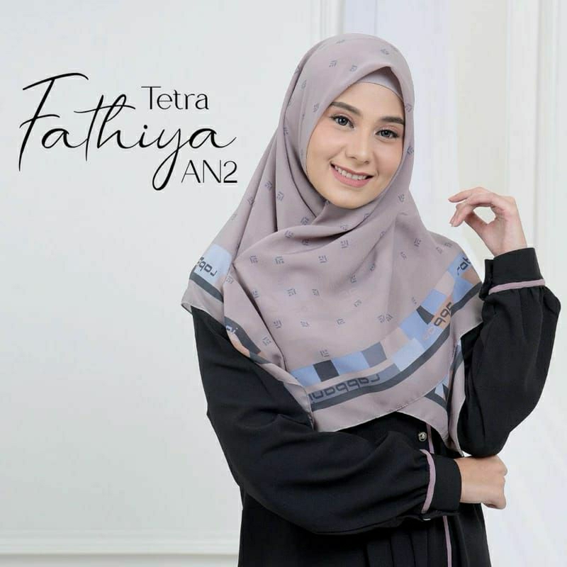 Jual jilbab segi empat/ jilbab motif/ hijab segiempat motif/ jilbab