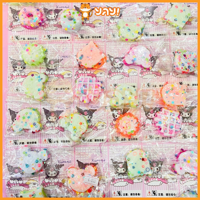 Jual YAY! Squishy Roti Sanrio / squishy Sequins | Shopee Indonesia