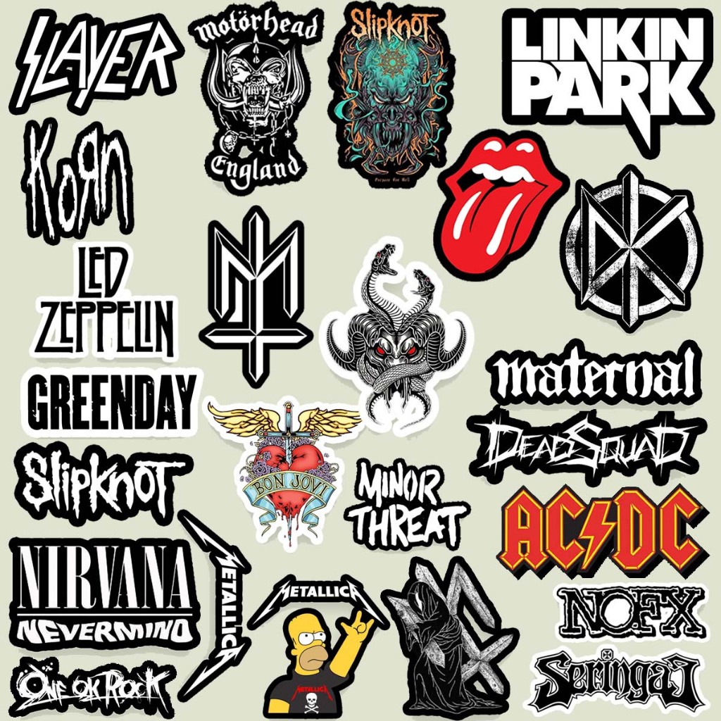 Jual Sticker Quantac Musik Band Metal Maternal ACDC Dead Squad dll ...
