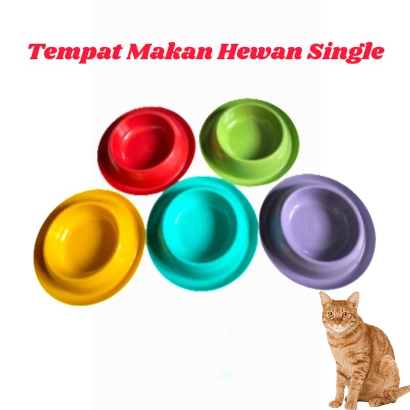 Jual TEMPAT MAKAN KUCING DAN SINGLE BULAT ANTI SEMUT | Shopee Indonesia