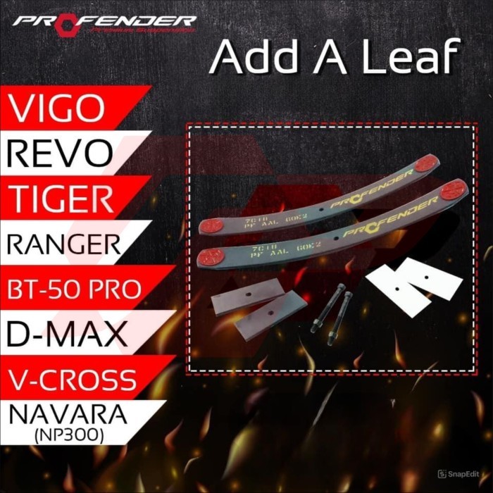 Jual Profender Peninggi per daun Liftkit Add A Leaf - Toyota Hilux Revo ...