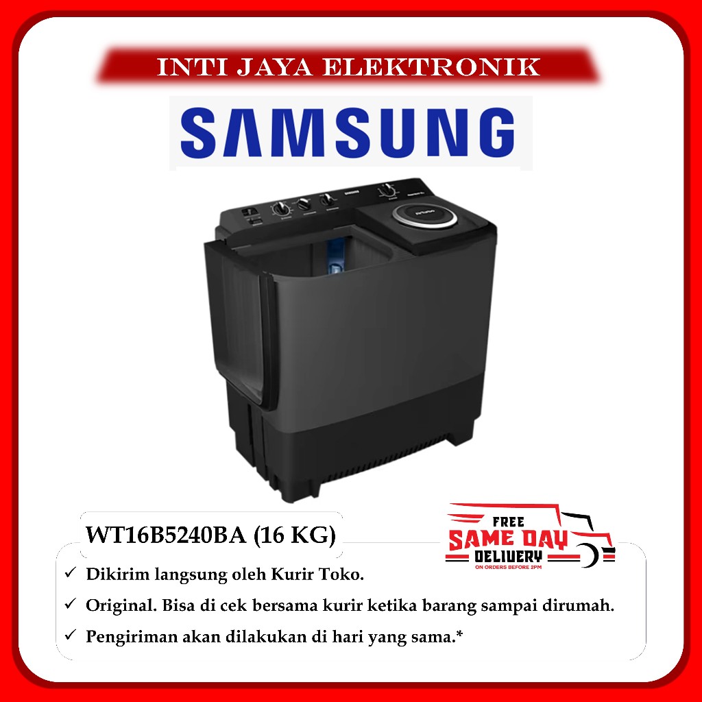 Jual MESIN CUCI SAMSUNG 16 KG DUA TABUNG WT16B5240BA 16KG | Shopee ...