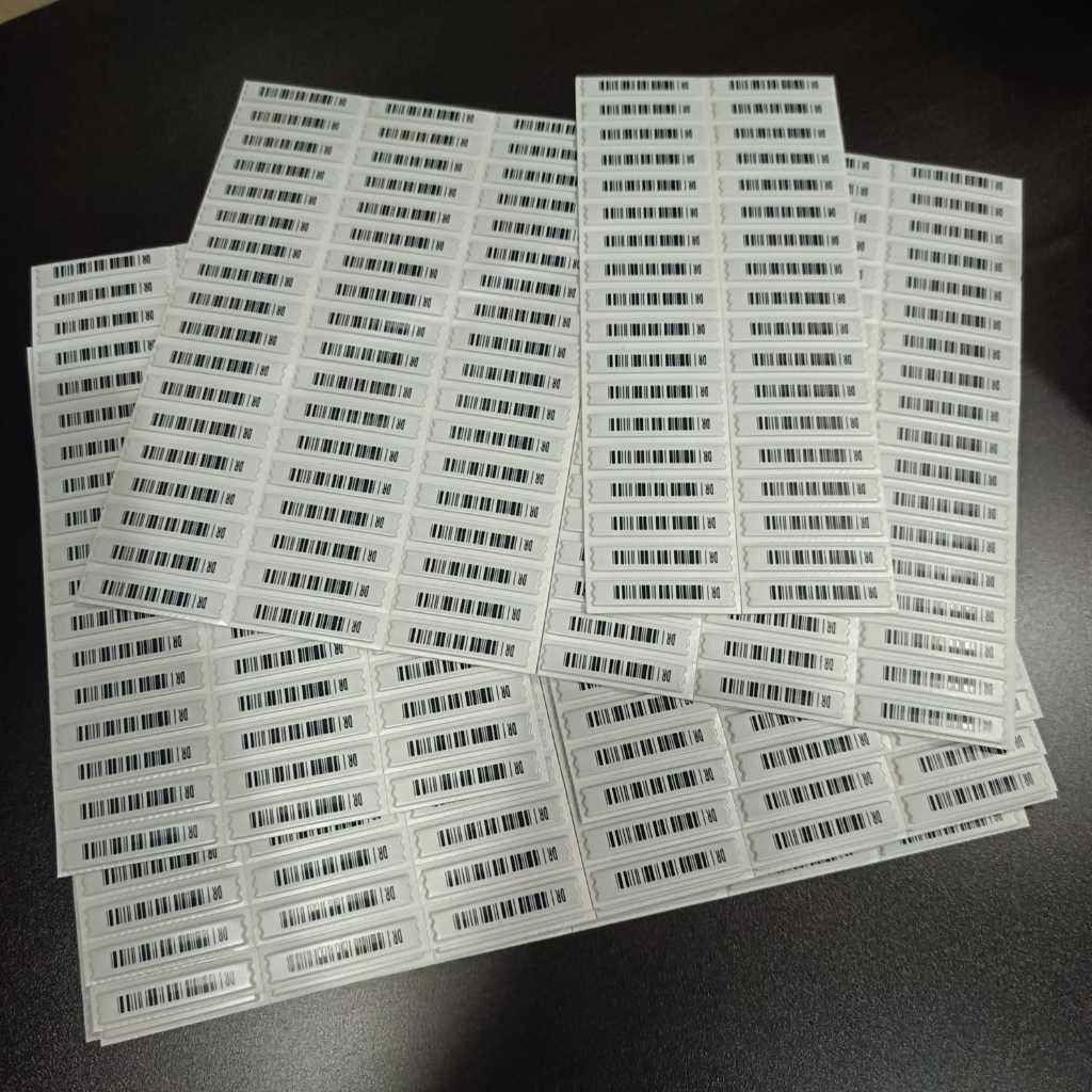 Jual Lable Sensor Alarm AM EAS Sticker Barcode Anti Maling Magnetik ...