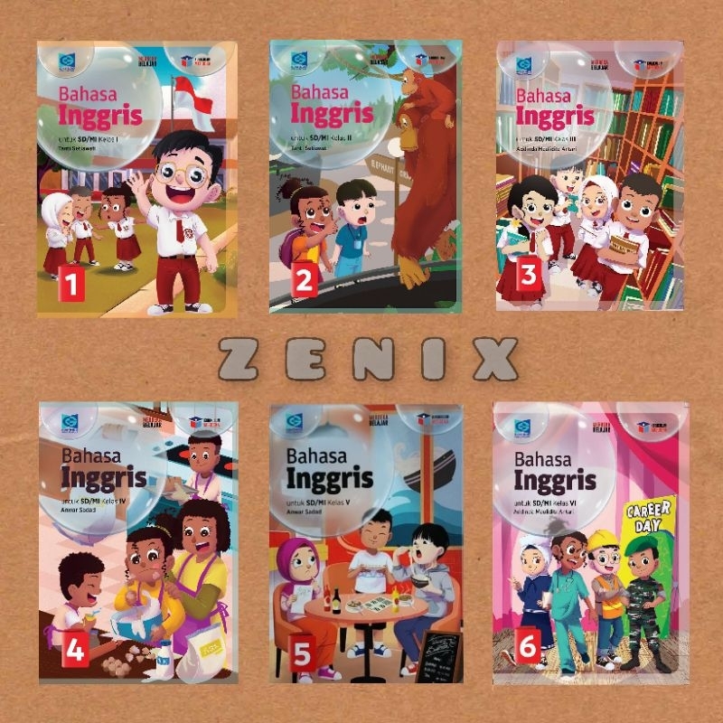 Jual Buku Bahasa Inggris SD MI Kelas 1 2 3 4 5 6 Kurikulum Merdeka ...