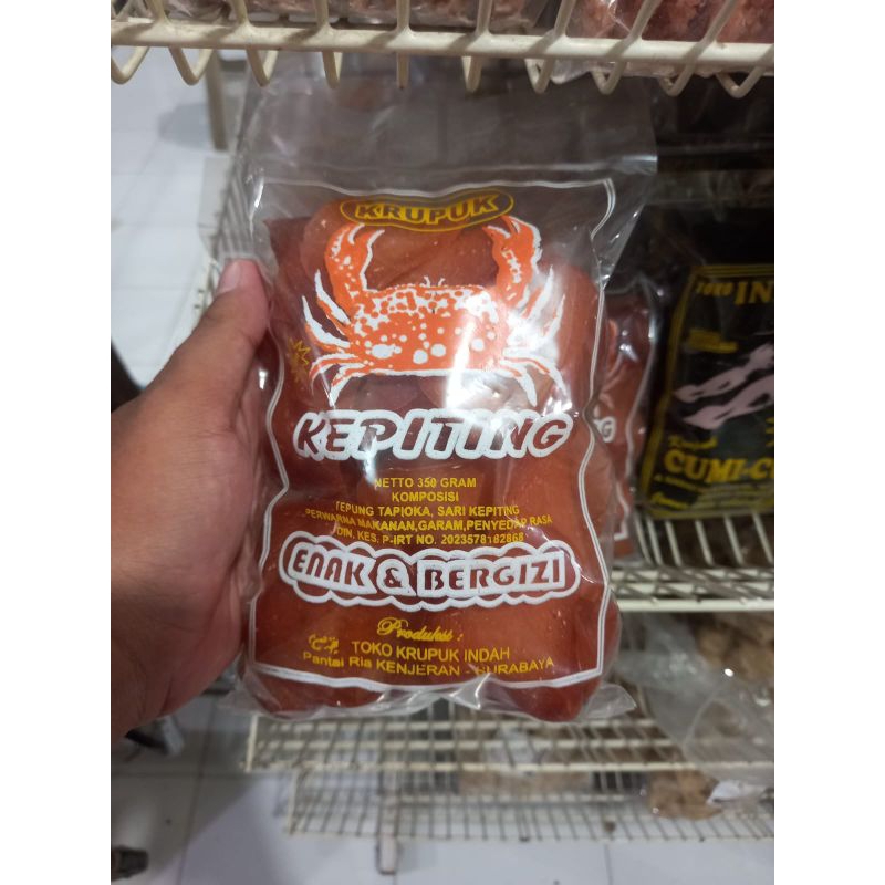 Jual Mentahan Kerupuk Kepiting Khas Kenjeran Surabaya | Shopee Indonesia