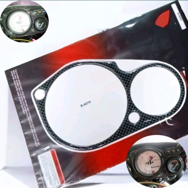 Jual Stiker Panel Carbon Resin Speedometer Kawasaki Ninja RR (Old & New ...