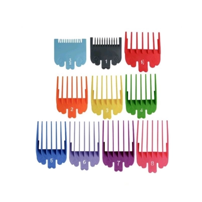 Jual 10 Ukuran Lengkap Hair Cliper Guard Sepatu Mesin Cukur Sisir Tapak ...