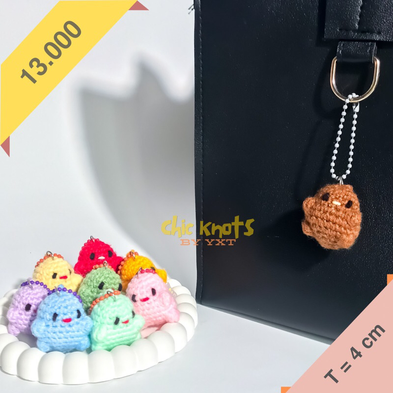 Jual Chic Knots - Gantungan Kunci Rajut Amigurumi Dino Dinosaurus ...