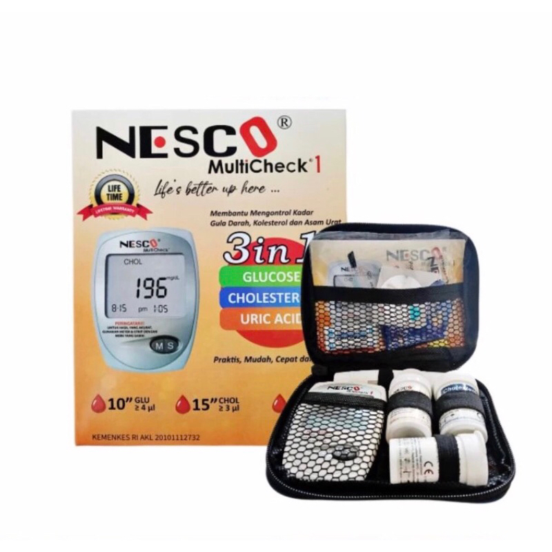 Jual Alat Nesco Gcu Multicheck In Cek Gula Darah Asam Urat