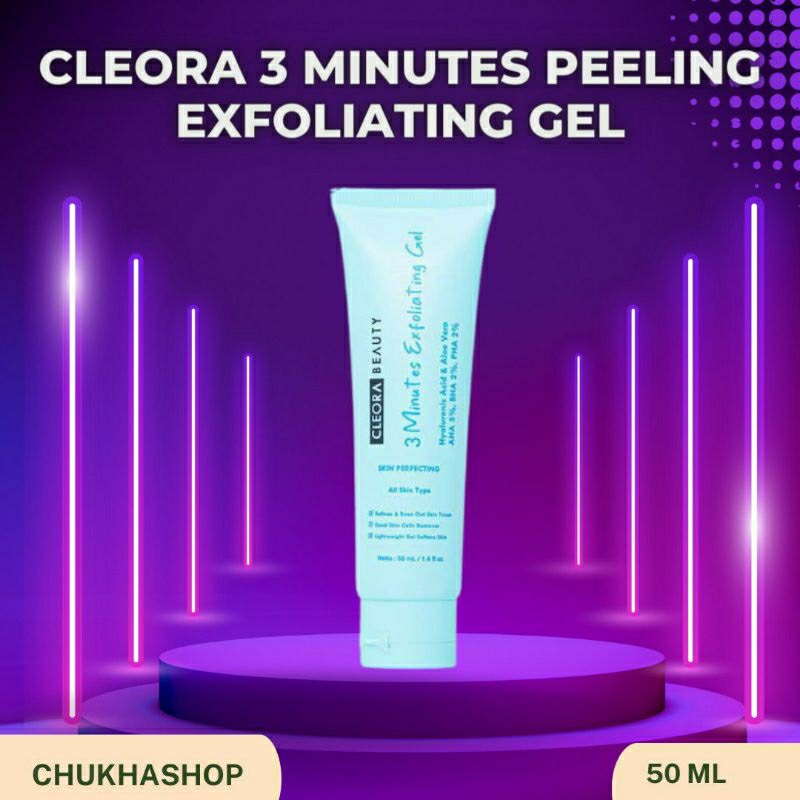 Jual Cleora 3 Minutes Peeling Exfoliating Gel Kemasan Baru 50ml 100ml ...