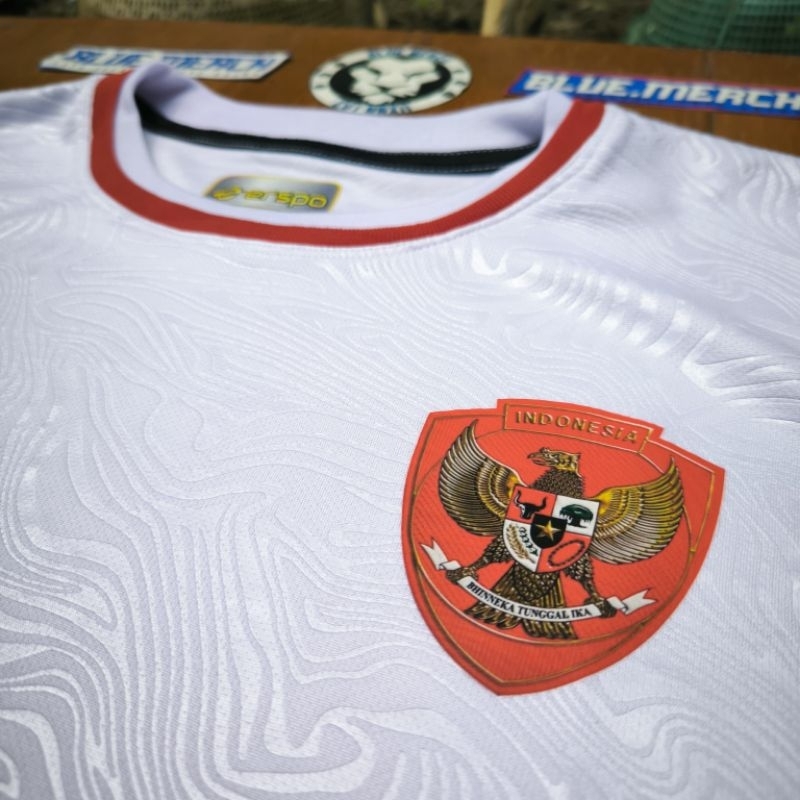 Jual JERSEY TIMNAS INDONESIA TERBARU NEW VERSION BAHAN EMBOSS BRAZIL ...