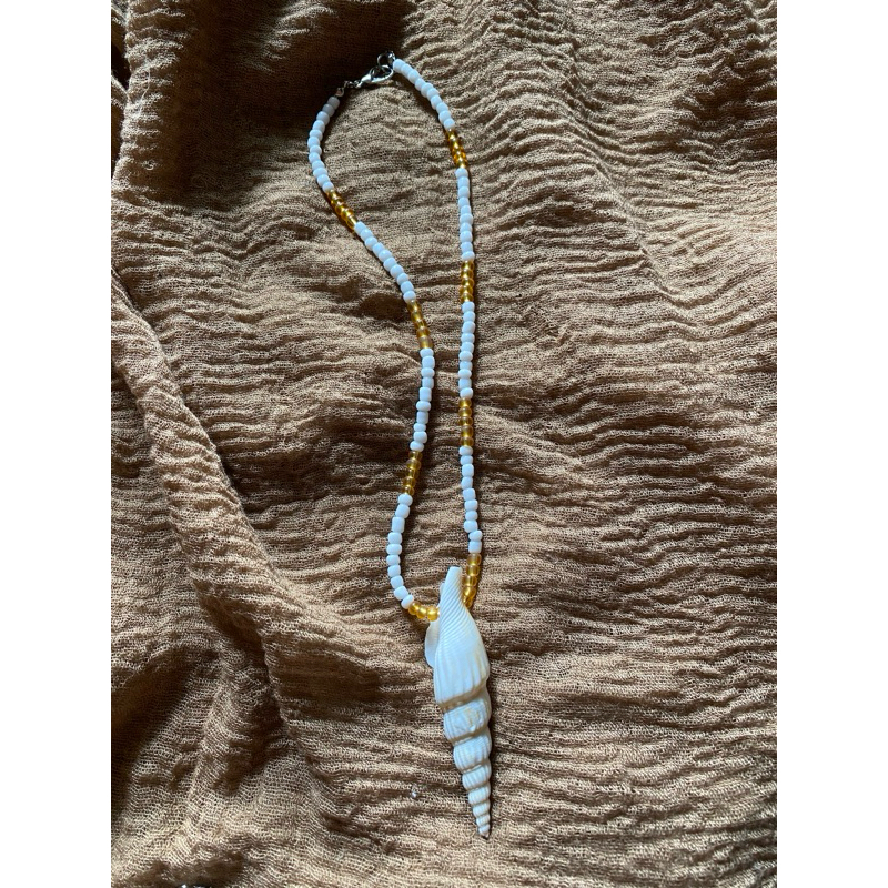 Jual kalung kerang | shell necklace | kalung mutiara lombok | beads ...