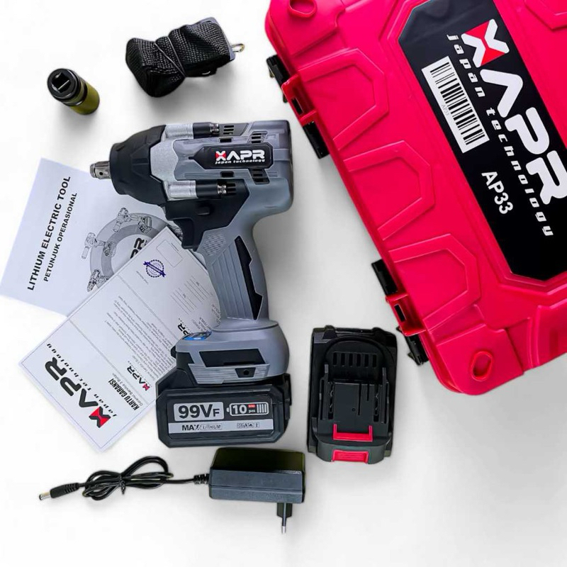 Jual Bor Impact Wrench Apr Japan Jumbo Facelift V Nm Inch Fullset Mesin Pembuka Baut