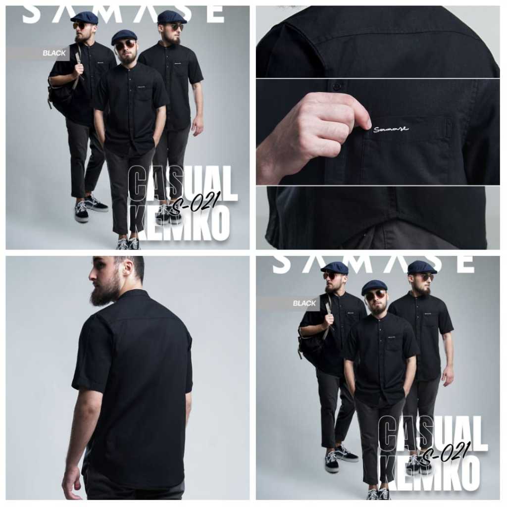 Jual SAMASE Original Kemko Kemeja Koko Casual S-021 | Shopee Indonesia