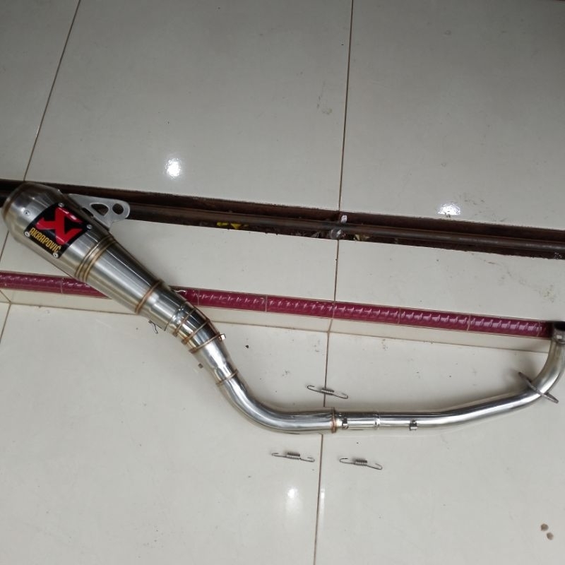 Jual Akrapovic Open Exhaust Ekzos piping Wave100 Mr1 Kriss Ex5 | Shopee ...