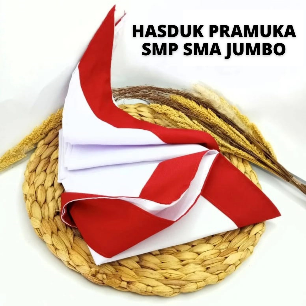 Jual Hasduk SMP SMA JUMBO satuan / Dasi Kacu Pramuka Bijian ...