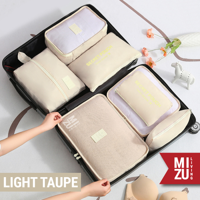 Jual SECRET POUCH Travel Packing Cubes 7in1 Storage Pouch POLOS Shopee Indonesia
