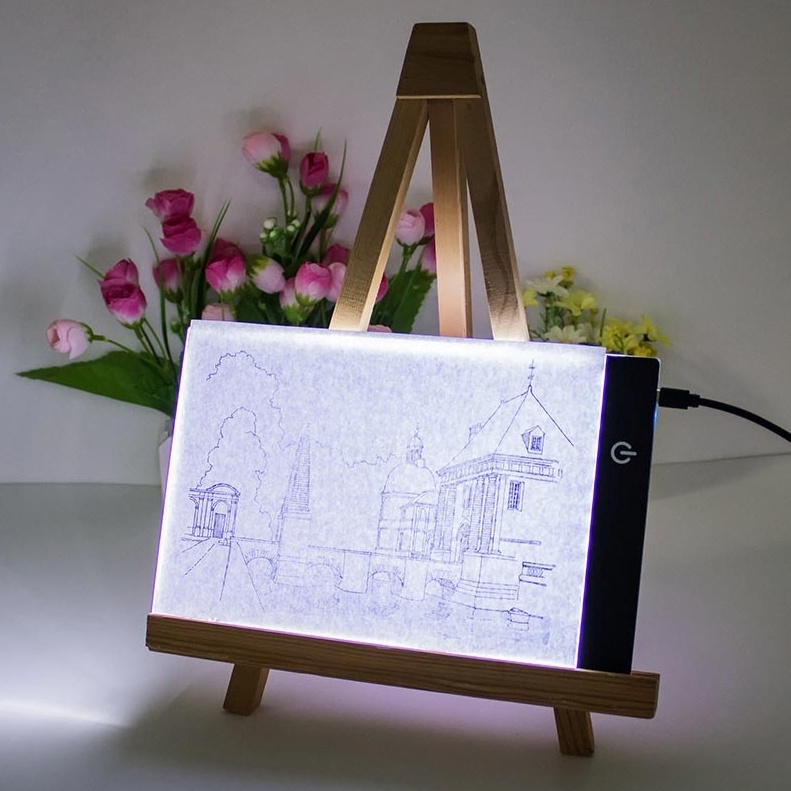 Jual New Promote CODA3A4 LED Drawing Tracing Board Stensil Board Papan ...
